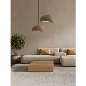 Lyora Natuurlijke hanglamp Aere bruin 50cm