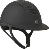 One K Avance Mat Glitter Rijhelm Shell 1 - Zwart