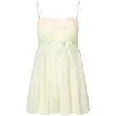 Lingadore Negligé crème / mintgroen