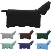 vidaXL Paardendeken Zwart 85 cm Polyester Fleece