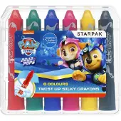 Starpak Paw Patrol Twist Crayons Set - 6 kleuren