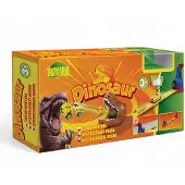 Dromader Racebaan met dinosaurus en autolauncher