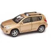 Welly Toyota RAV4 Modelauto Schaal 1:34 - Goudkleurig