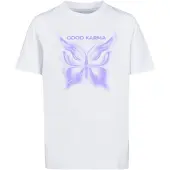 Mister tee Good Karma Butterfly T-shirt Met Korte Mouwen