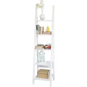 SoBuy Étagère Escalier 5 Niveaux Blanc