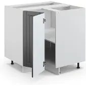 Vicco Fame-Line Hoekkast – 80.5 cm, WB Eik Antraciet landhuis