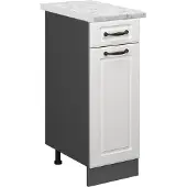 Vicco R-Line Keukenonderkast – 30 cm WB Marmer Wit Landhuis
