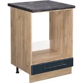 Vicco Fame-Line Keukenkasten – 60 cm, WB Antraciet Donkerblauw hoogglans