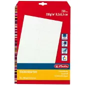 Herlitz Schrift A4 Blanco Papier Wit Geperforeerd 80 Pagina's