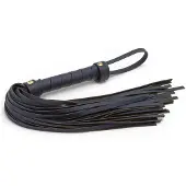 nsnovelties - Bondage Couture Flogger - Bondage / SM Whips and Paddles Blauw