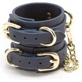NSNovelties NS Novelties - Bondage Couture Wrist Cuff - Bondage / SM Cuffs Blauw