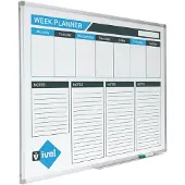 Ivol Whiteboard Bedrukt – 90x180 cm – Magnetisch