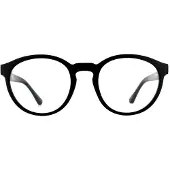 Emporio Armani zonnebril EA4152 58011W MATTE BLACK Clear met Sun Clip-ons