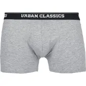 Urban Classics Boxershorts lichtgrijs / donkergroen / zwart / wit
