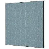 SHOWDOWN Hexagon Textielen Wanddecoratie Multikleur Aluminium
