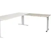 Schaffenburg Linesto Plus Bureau-uitbreiding Rechthoekig Eiken T-Voet 1.200 (B) x 600 (D) x 655 (H) mm Melamine