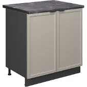 Vicco Fame-Line Wastafelkast – 80 cm, WB Antraciet GrijsBeige