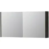 Ink SPK1 Spiegelkast 2 Deuren - 120x60cm - Intens Eiken - Spiegels, Spiegelkasten - 8718835101626