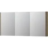 Ink SPK2 Spiegelkast 3 Deuren - 160x74cm - Zuiver Eiken - Spiegels, Spiegelkasten - 8718835093280