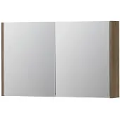 Ink SPK1 Spiegelkast 2 Deuren - 100x60cm - Zuiver Eiken - Spiegels, Spiegelkasten - 8718835101350
