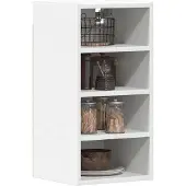 vidaXL Bovenkast Riga 30x29,5x60 cm bewerkt hout wit