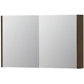 Ink SPK1 Spiegelkast 2 Deuren - 100x60cm - Fineer Chocolate - Spiegels, Spiegelkasten - 8718835101381