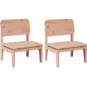 vidaXL Tuinstoelen 2 st 60x52,5x72 cm massief douglashout