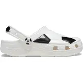 Crocs Open schoenen 'Classic Soccer Ball' zwart / wit