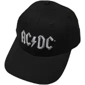 ACDC AC/DC Baseballcap met logo voor volwassenen (Zwart/Zilver)