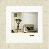 Walther design Home - Houten lijst - Fotoformaat 40x40 cm - Crème Wit