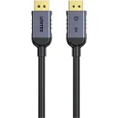 UNITEK C1628GY01 - DisplayPort kabel - 3 meter - Zwart Grijs