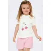 ONLY Kmgcandy T-shirts Dames Wit 128