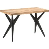 Syfax Eettafel 120x60x76 cm massief acaciahout