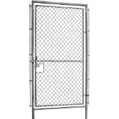 Aquagart Poort voor wildhek, boshek, weidehek, geknoopt draadgaas, 1 meter breed
