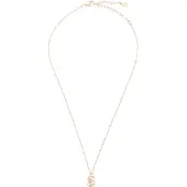 Swarovski Ketting rose-goud / transparant