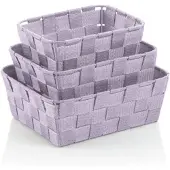 kela Opbergmand Alvaro Pastel Lila (Set van 3)