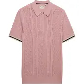 Superdry Shirt beige / oudroze / zwart
