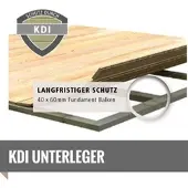 Karibu tuinhuis Bomlitz 3, natuurlijke houten tuinhuis, schuur, berging