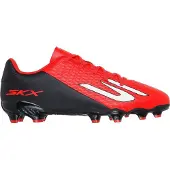 SKECHERS Sportschoen oranjerood / zwart / wit