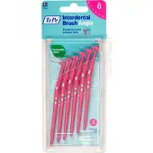 Tepe Interdentale Ragers Angle 0.4 mm roze - 6 stuks
