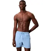 Calvin Klein Swimwear Zwemshorts hemelsblauw / wit