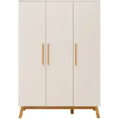 Bopita Kaleo Kledingkast 3-Deurskast - Rose Wood