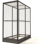 Glorenza - Kattenren - Aluminium - Antraciet - 86x176x193 cm