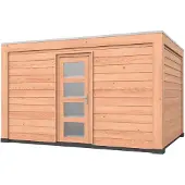 Westwood Douglas overkapping, 400 x 300, met schuur, Modern Plus