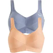 Bonprix Bh zonder beugels met biologisch katoen (set van 2) maat 105