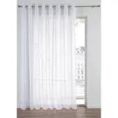 Bonprix Transparant gordijn met gerecycled polyester en fijne sablé structuur maat h/b: 245/450 cm