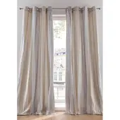 Bonprix Gordijn met strepen met gerecycled polyester (1 stuk). Ook verkrijgbaar in extra lang H/B: 145/135 cm