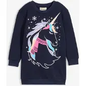 Bonprix Sweatjurk van puur katoen maat 104/110