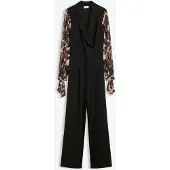 Bonprix Jersey jumpsuit met mesh mouwen maat 40/42 (M)