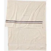 Bonprix Handdoek met gestreepte details set van 2 50/100 cm